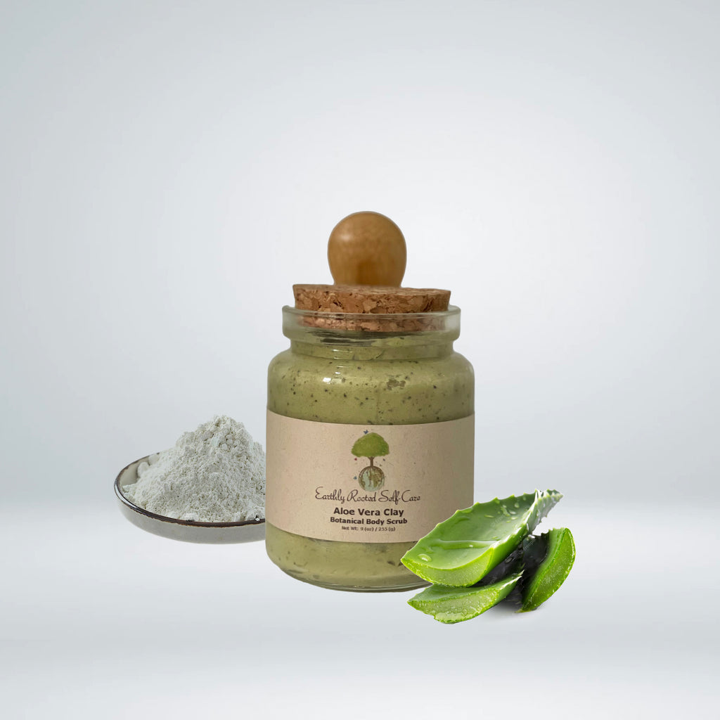 Aloe Vera Clay Botanical Foaming Body Scrub - Nature's Gift for Luxurious Skin