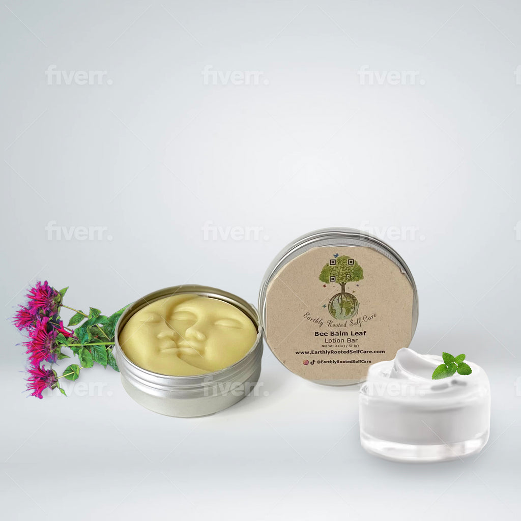 Bee Balm Leaf Botanical Lotion Bar