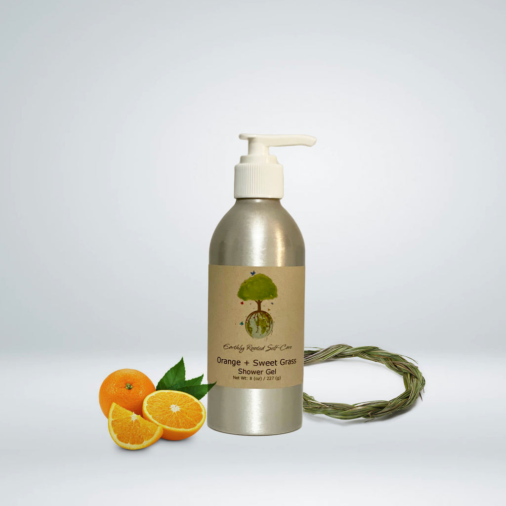 Orange + Sweet Grass Shower Gel: Nature's Refreshing Elixir