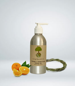 Orange + Sweet Grass Shower Gel: Nature's Refreshing Elixir